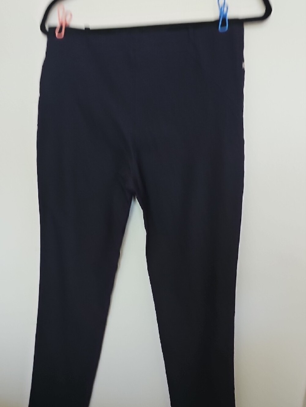 Calvin Klein Women's Black Navy Dress Pants Size 8 Zip Pockets